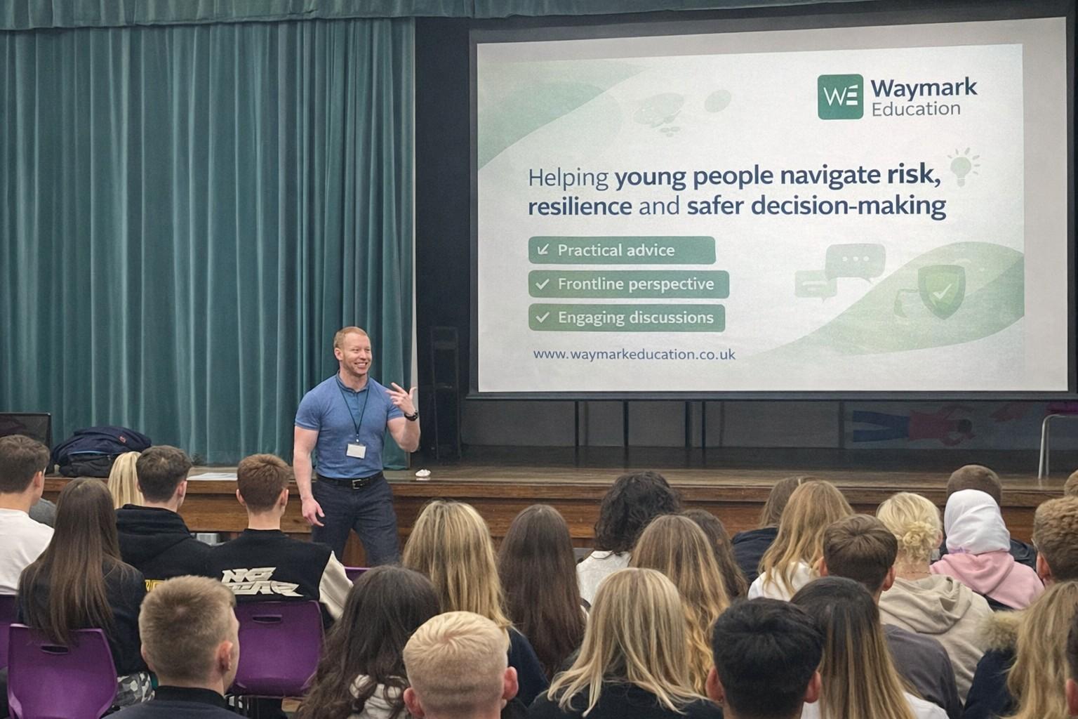 Waymark Education delivering a professional training session